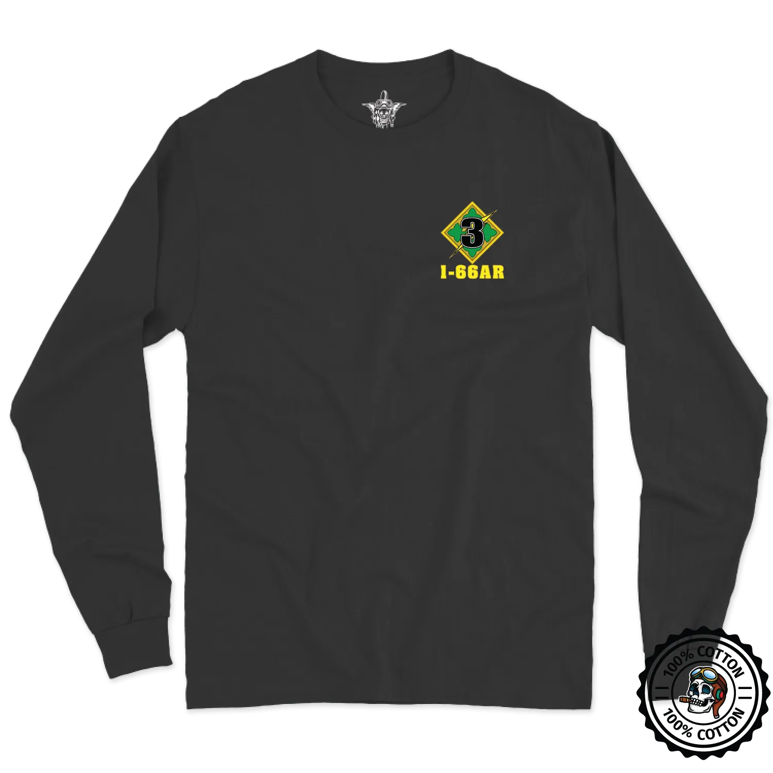 1-66 AR BN, 3ABCT, 4ID "Iron Knights" Long Sleeve T-Shirt