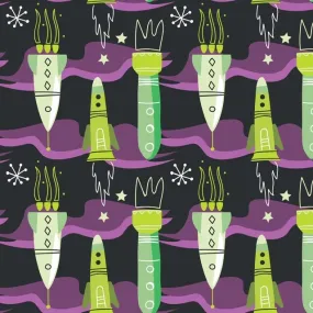 Aim For The Moon - Flannel Purple $9.99/ Yard