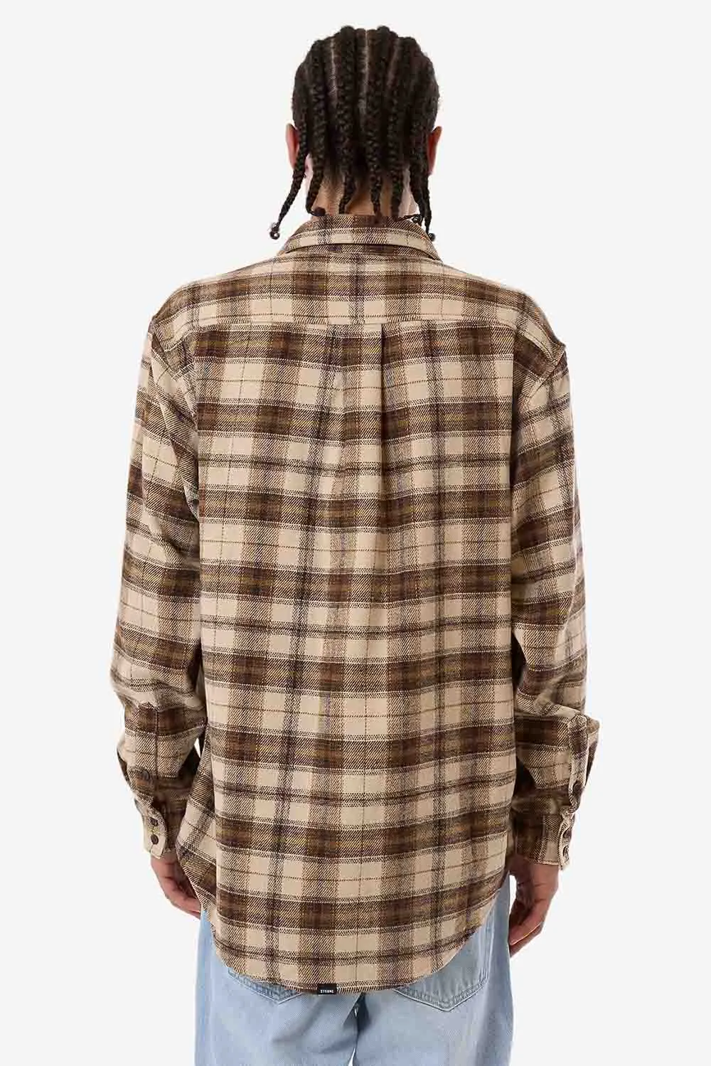 BARRIO LS FLANNEL SHIRT Wren