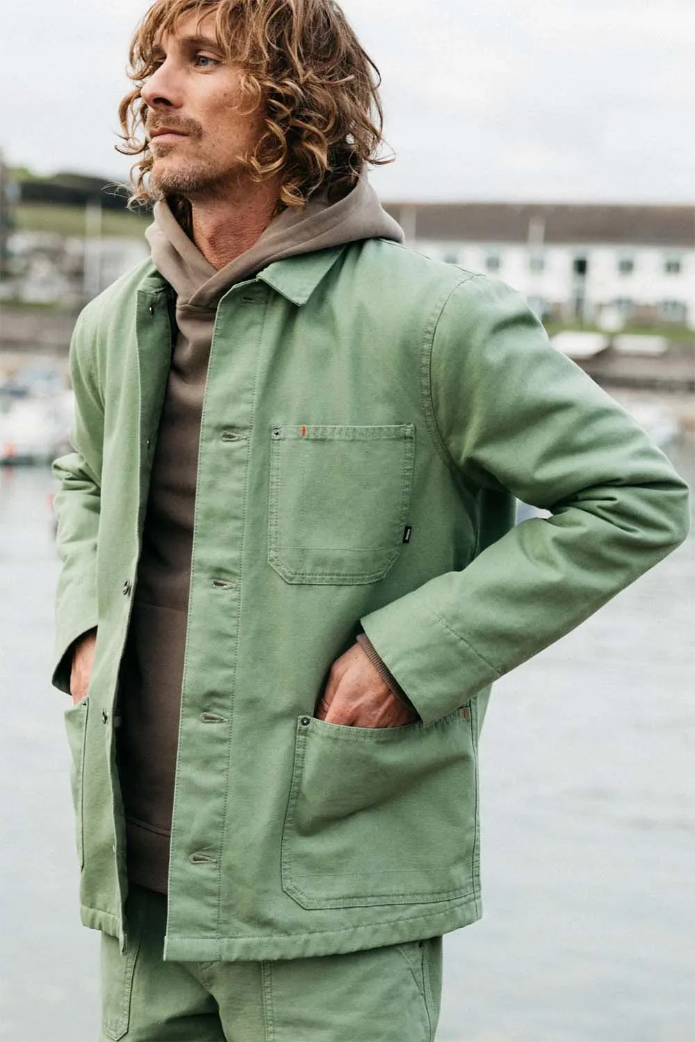 BASSET FLANNEL LINED JACKET Wild Sage
