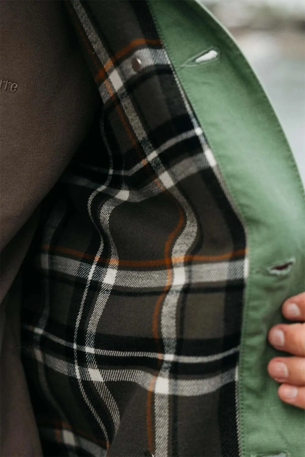 BASSET FLANNEL LINED JACKET Wild Sage
