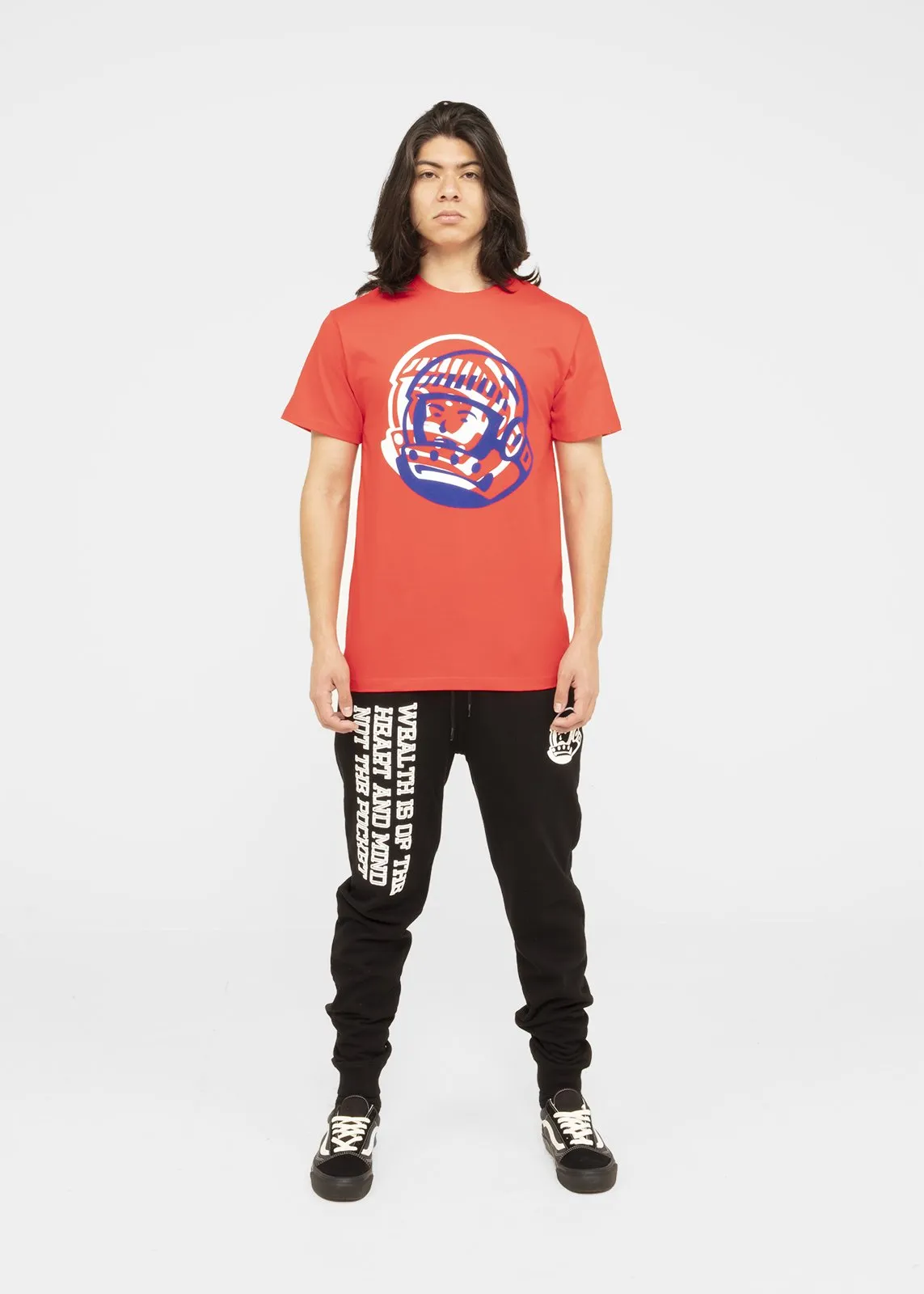 BILLIONAIRE BOYS CLUB: DOUBLED SS TEE [RED]
