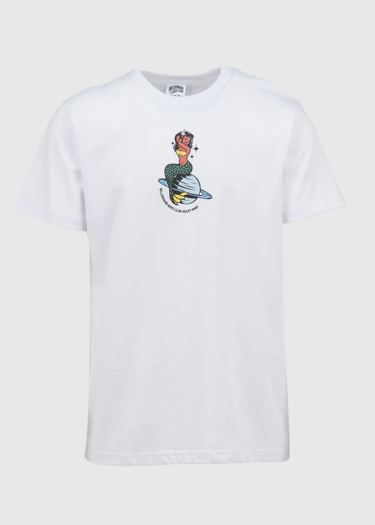 BILLIONAIRE BOYS CLUB: MERMAID SS TEE [WHITE]