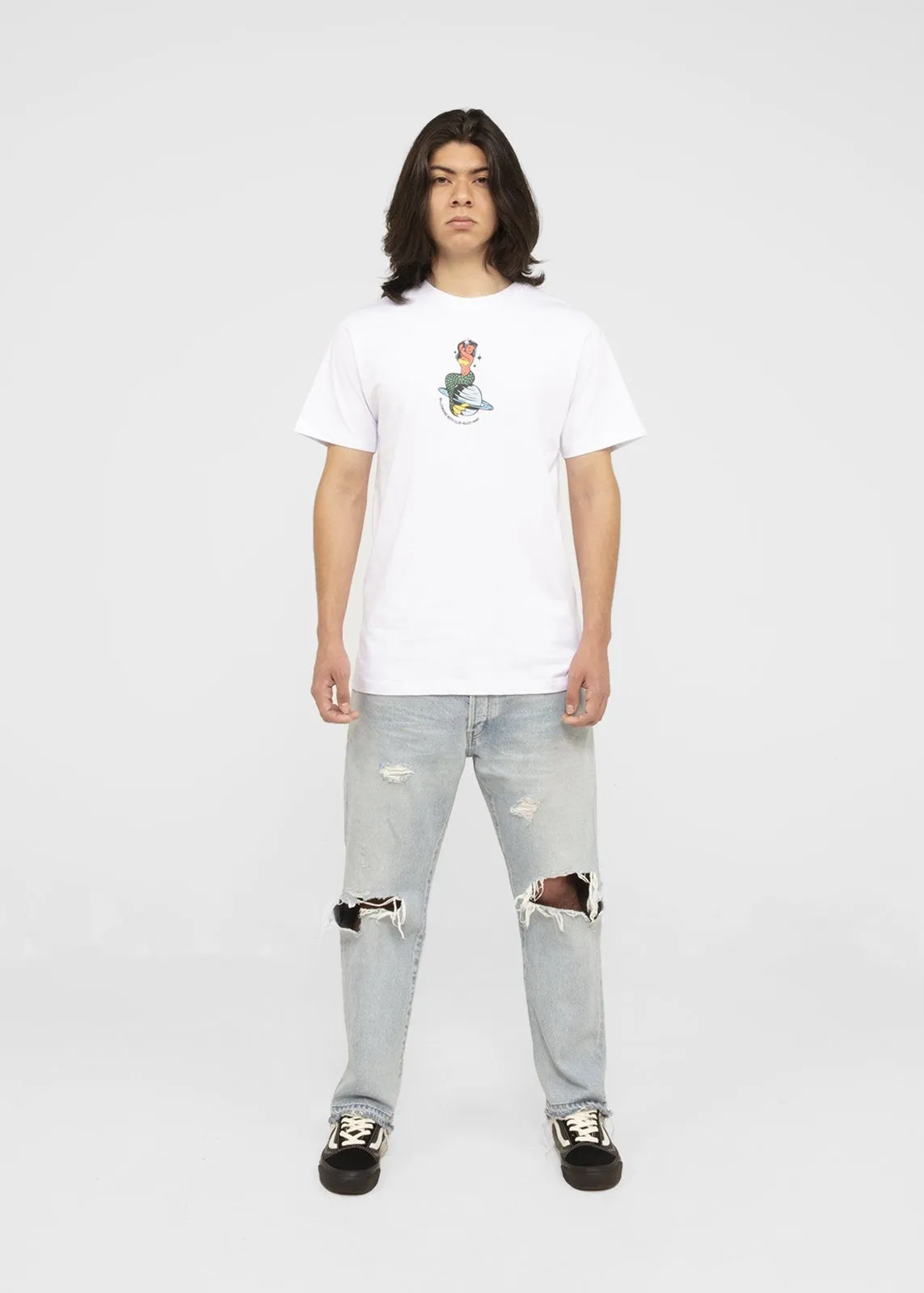BILLIONAIRE BOYS CLUB: MERMAID SS TEE [WHITE]