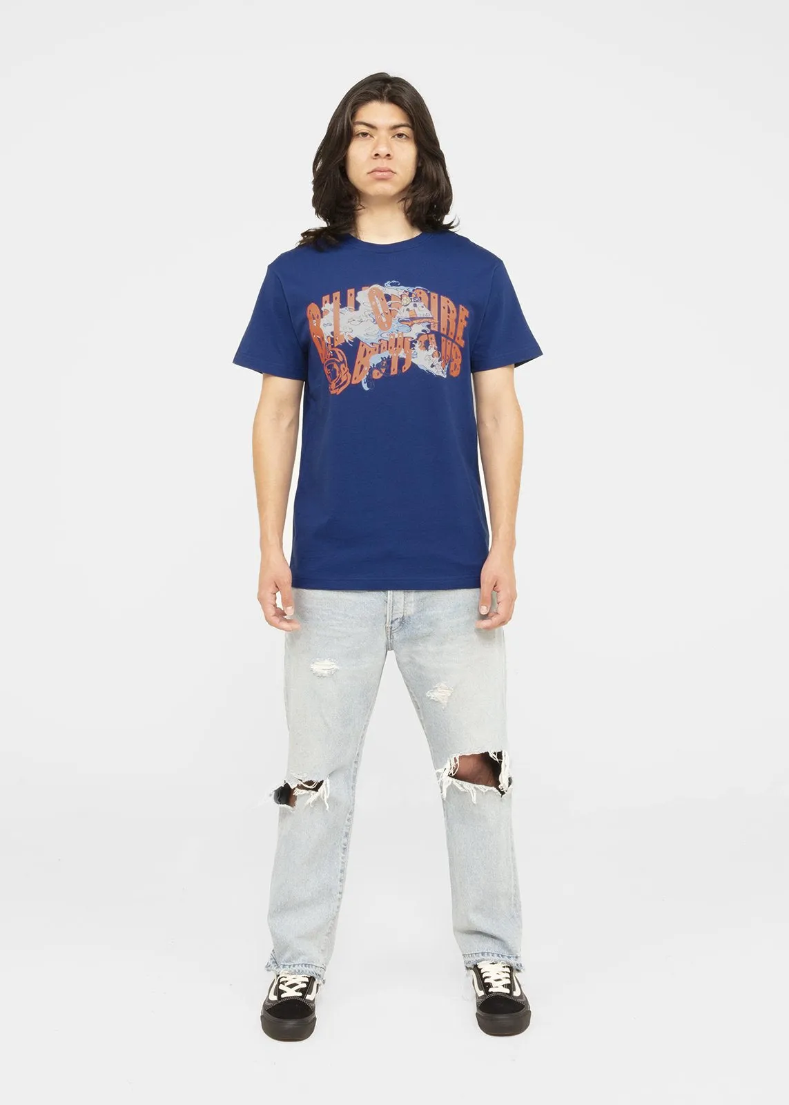 BILLIONAIRE BOYS CLUB: RECOVERY SS TEE [NAVY]