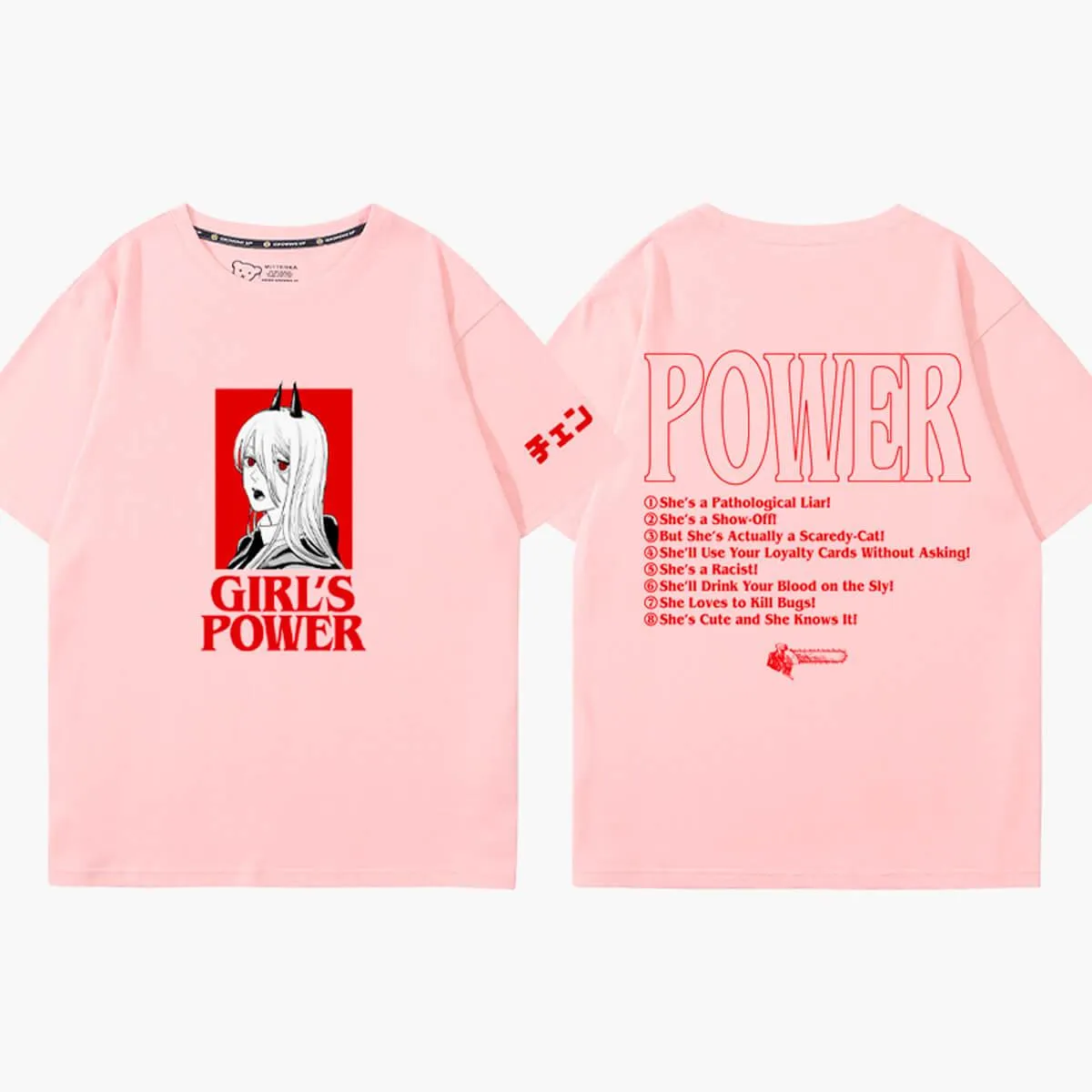 Chainsaw Man Girls Power Animecore T-Shirt