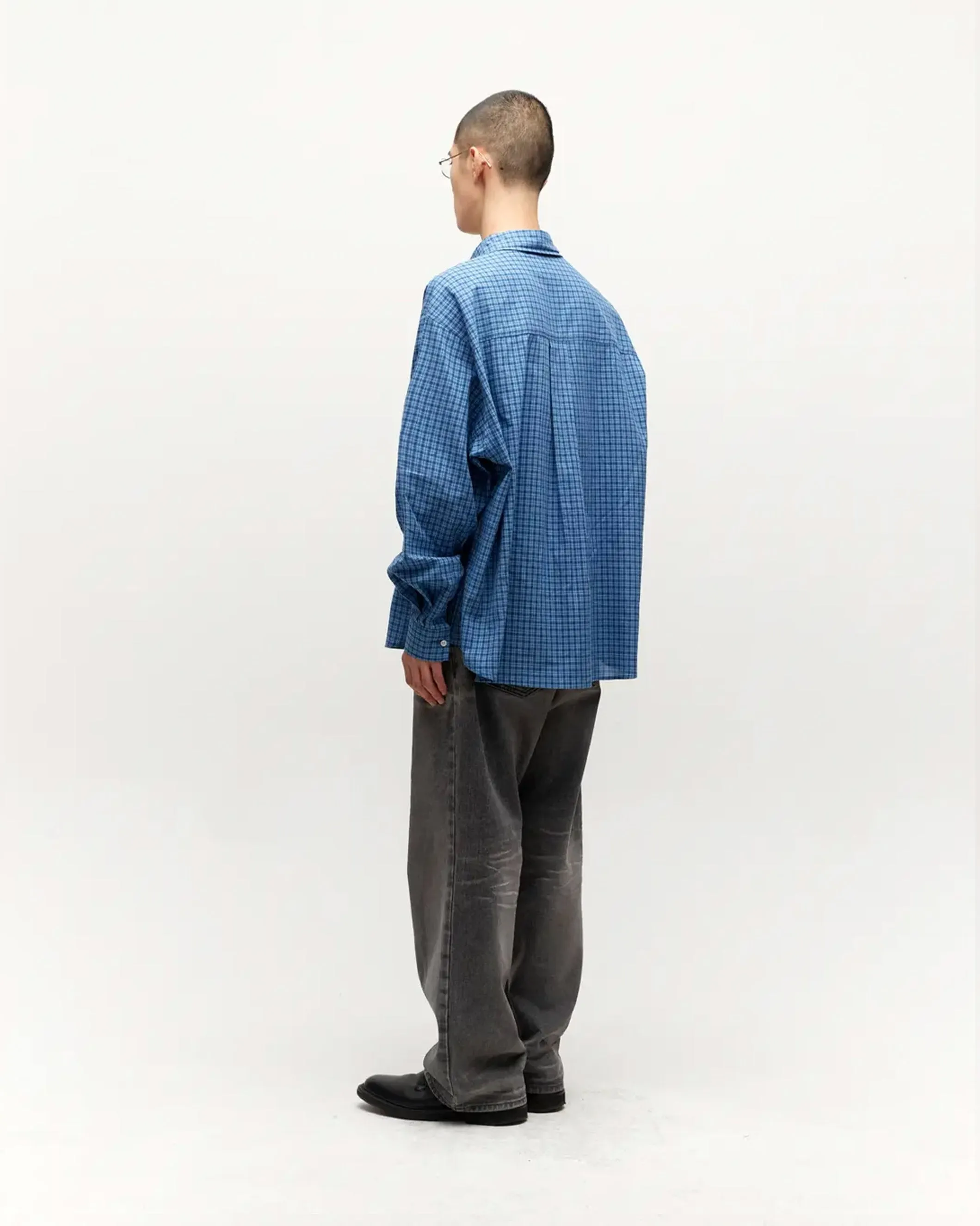 Check Oversized Shirt