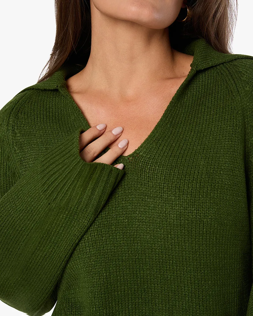 Collar V Neck Sweater