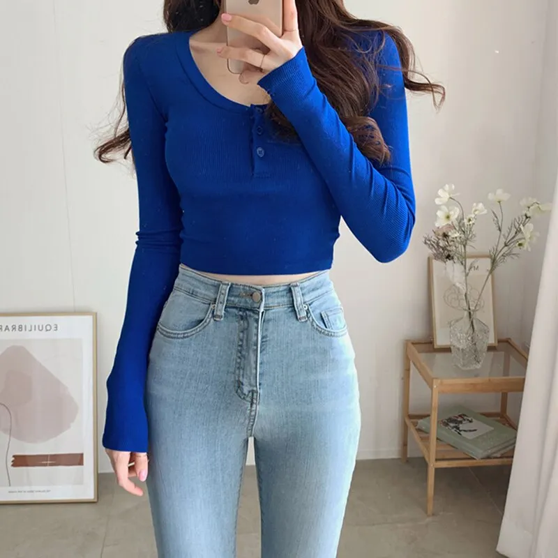 DressBetty - Basic Long Sleeve T-shirts