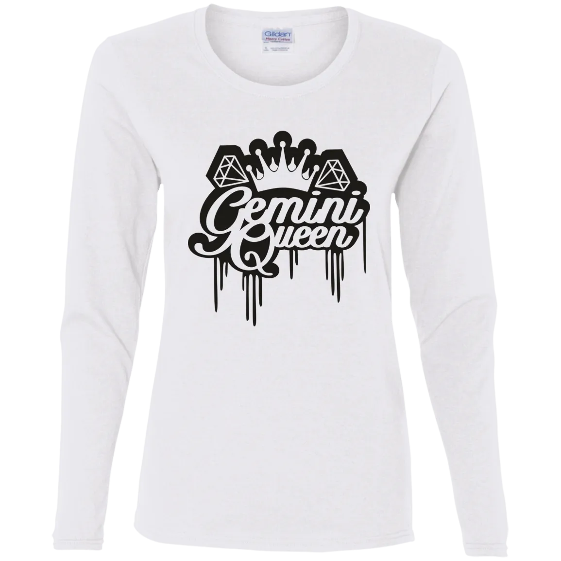 Gemini Queen Ladies' Cotton LS T-Shirt