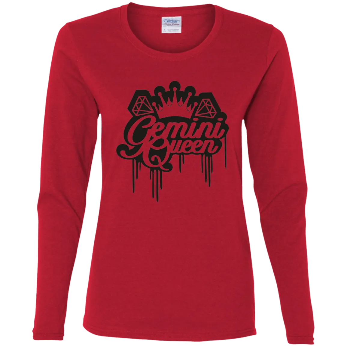 Gemini Queen Ladies' Cotton LS T-Shirt