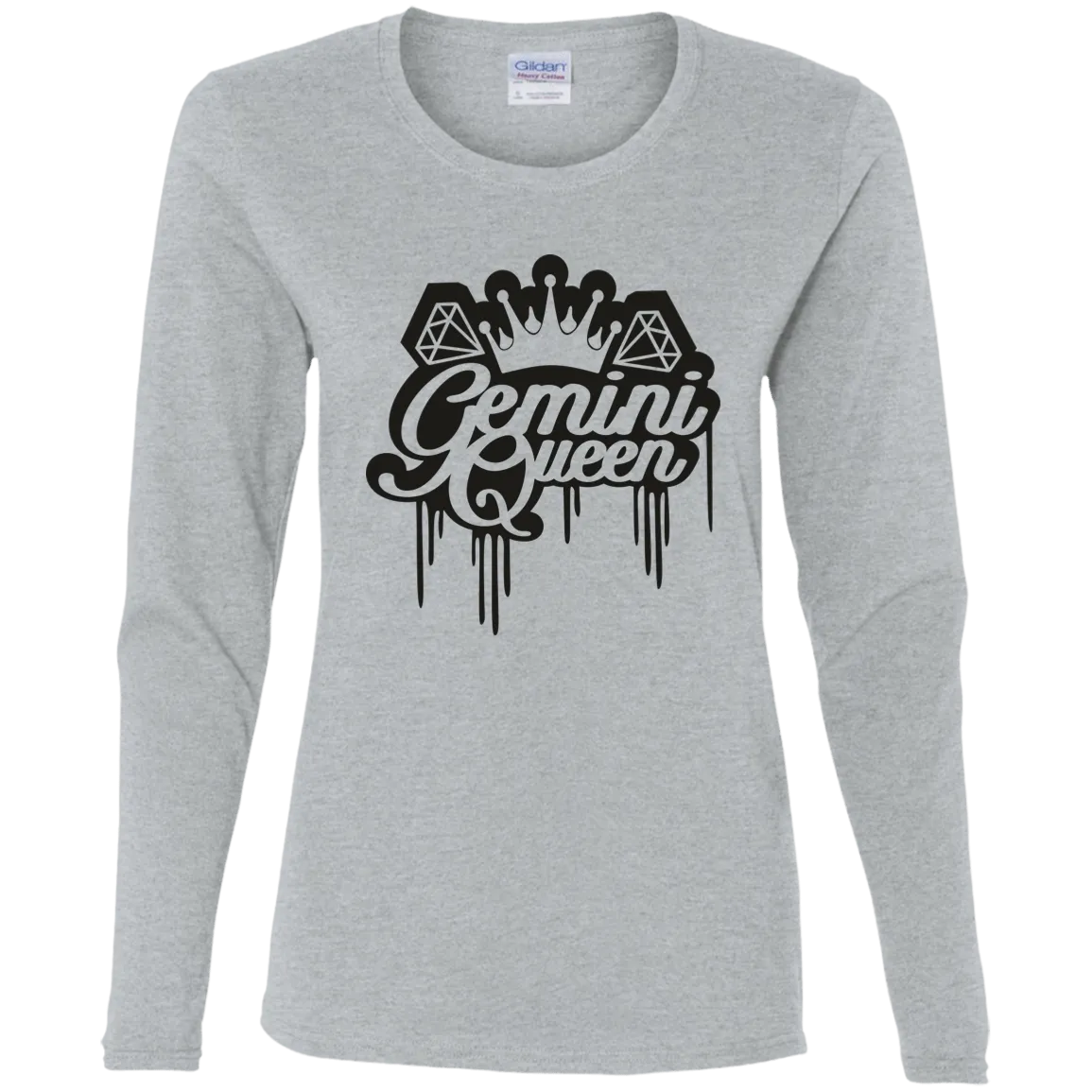 Gemini Queen Ladies' Cotton LS T-Shirt