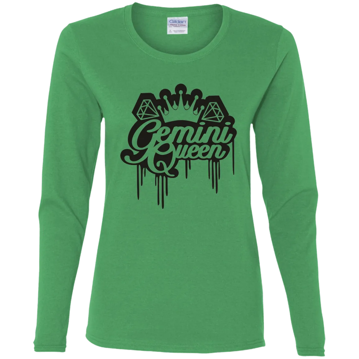 Gemini Queen Ladies' Cotton LS T-Shirt