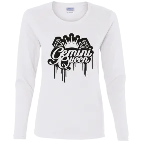 Gemini Queen Ladies' Cotton LS T-Shirt