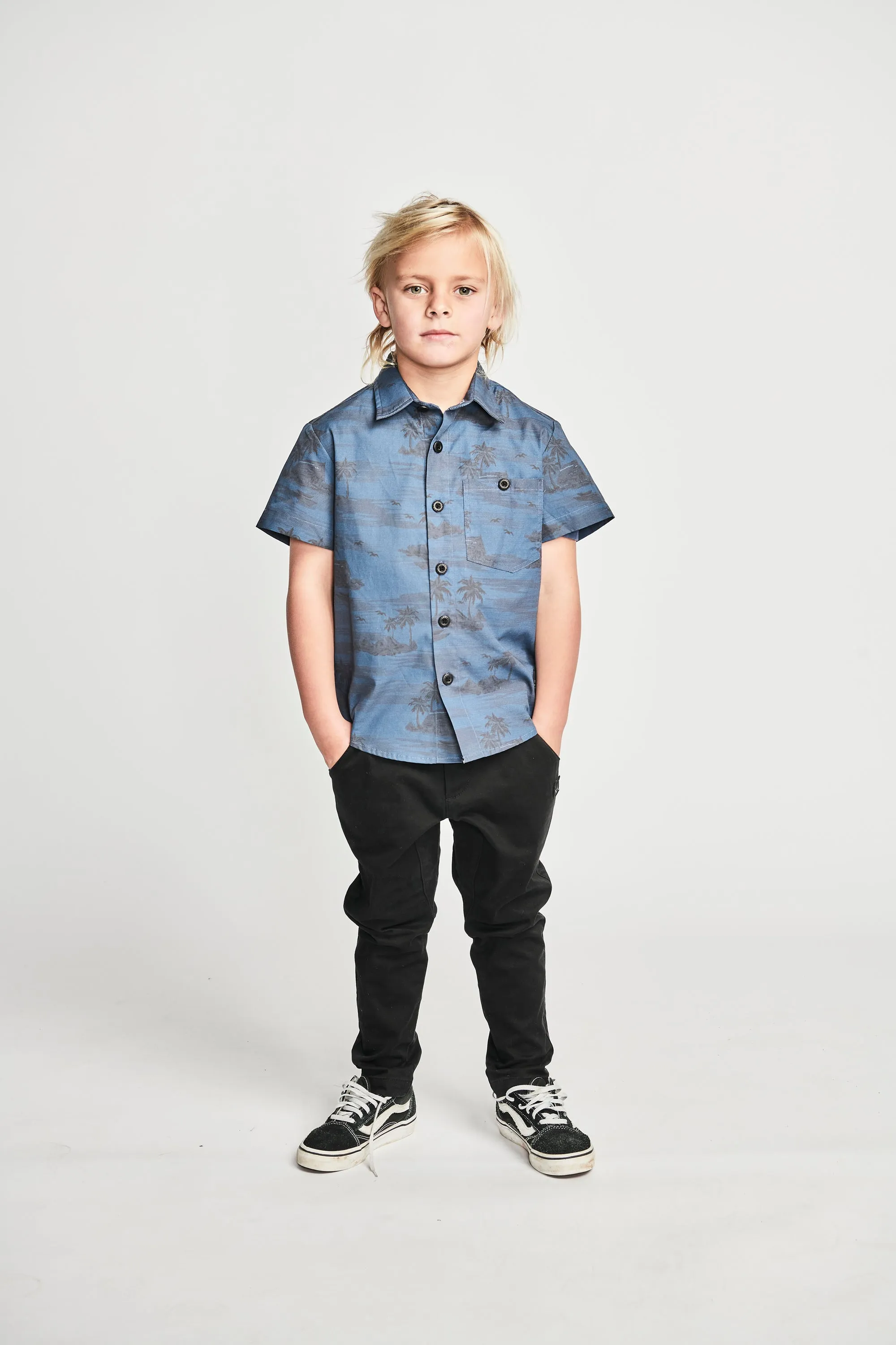 ISLANDHANG SHIRT DK DENIM