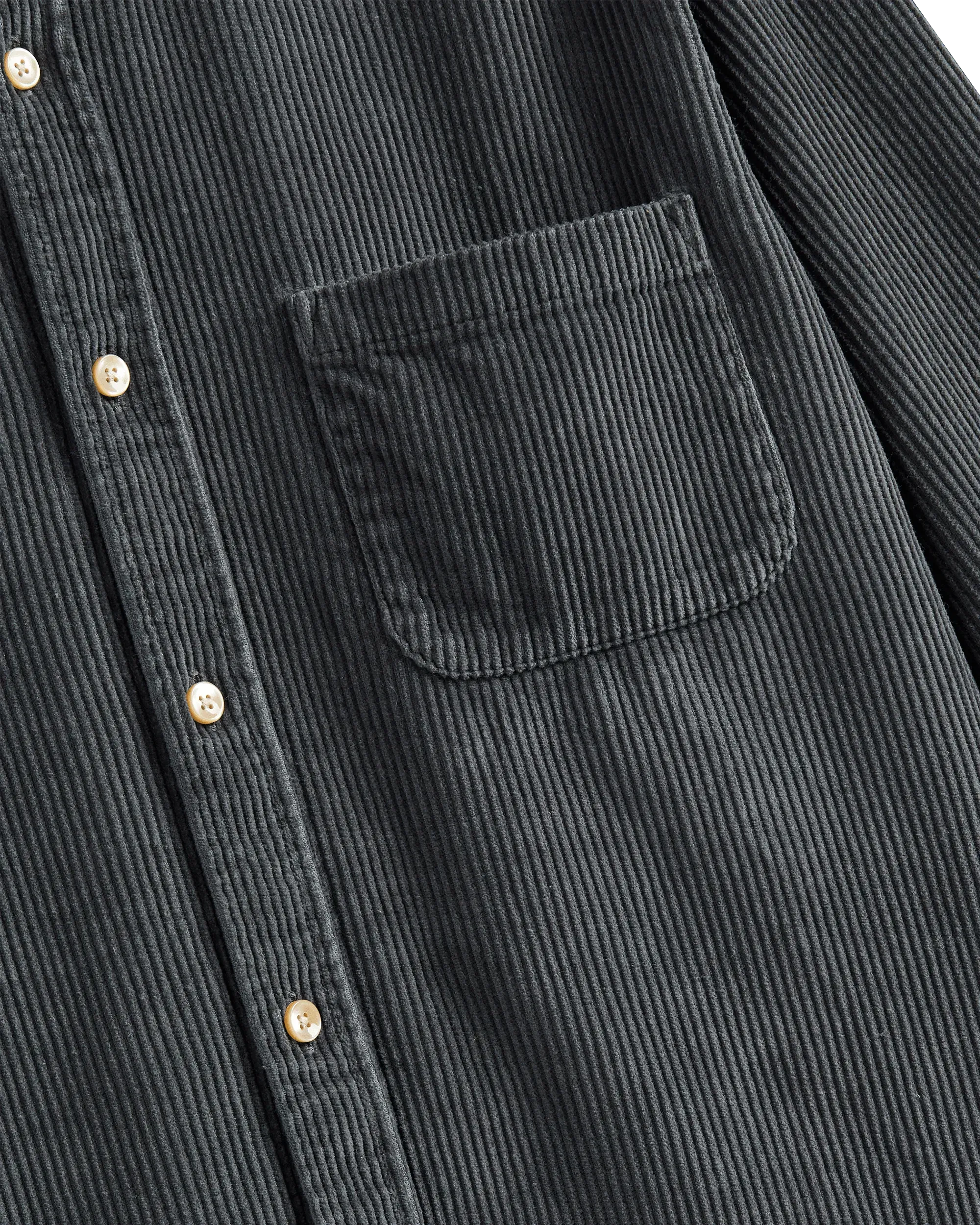 Lobo Corduroy Shirt - Anthracite
