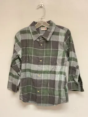 Mish Boys Size 6 Blue & Green Plaid Flannel Boys Shirts & Polos