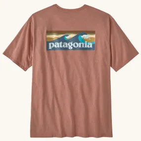 Patagonia Boardshort Logo Pocket T-Shirt - Sienna Clay