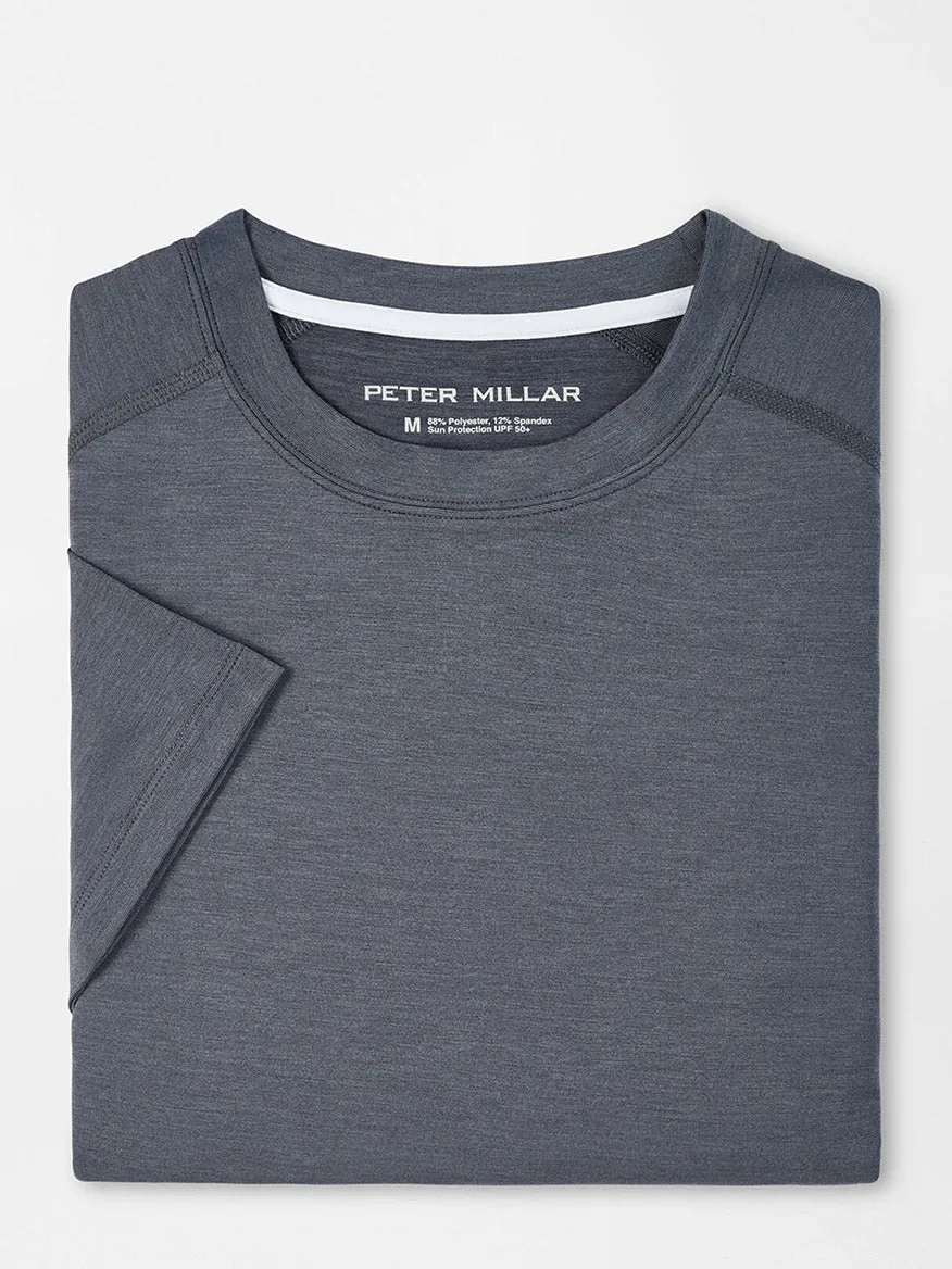 Peter Millar Aurora Performance T-Shirt in Iron