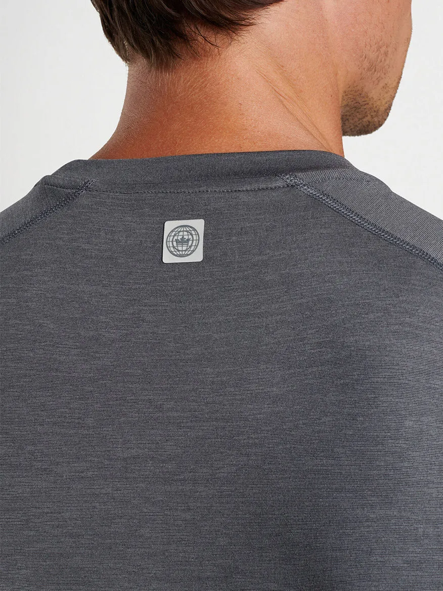 Peter Millar Aurora Performance T-Shirt in Iron