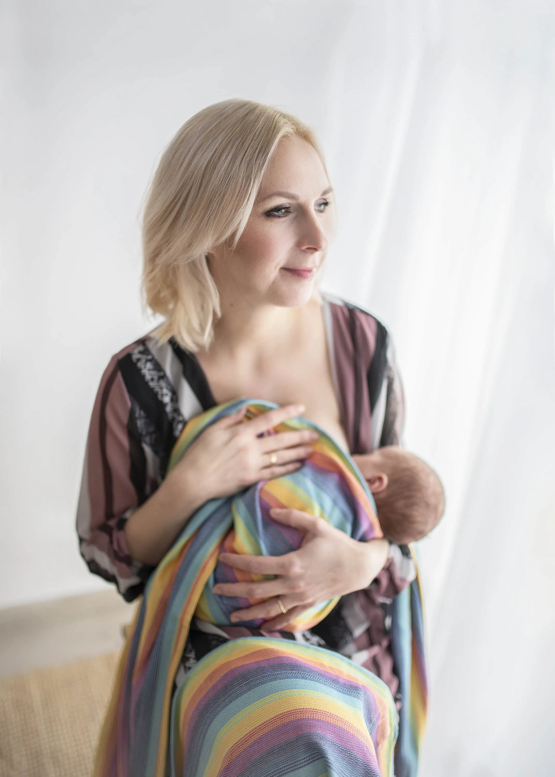 Preemie Long Woven Wrap, Luna