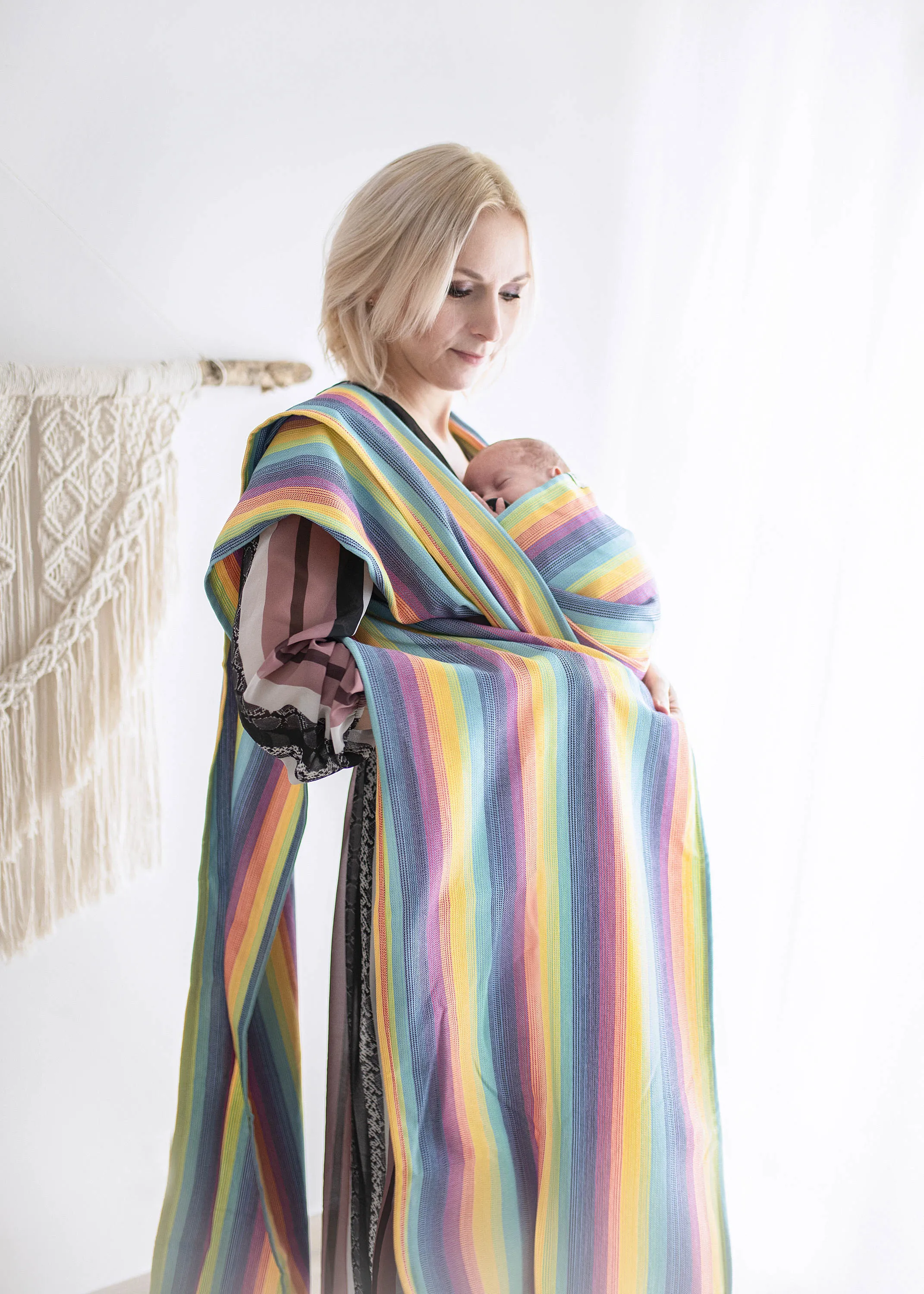 Preemie Long Woven Wrap, Luna