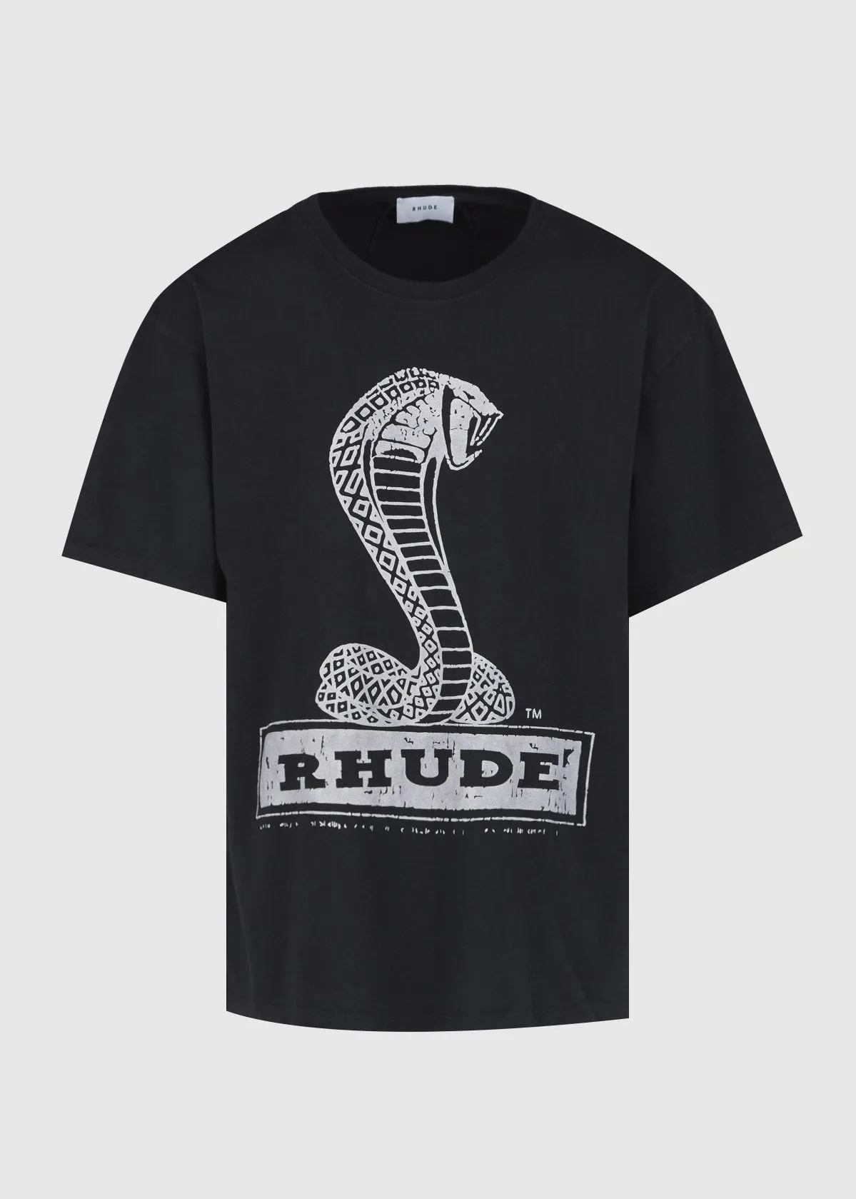 RHUDE: COBRA TEE [BLACK]