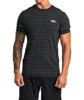 RVCA Sport Vent Stripe Technical Short Sleeve Top
