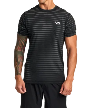 RVCA Sport Vent Stripe Technical Short Sleeve Top
