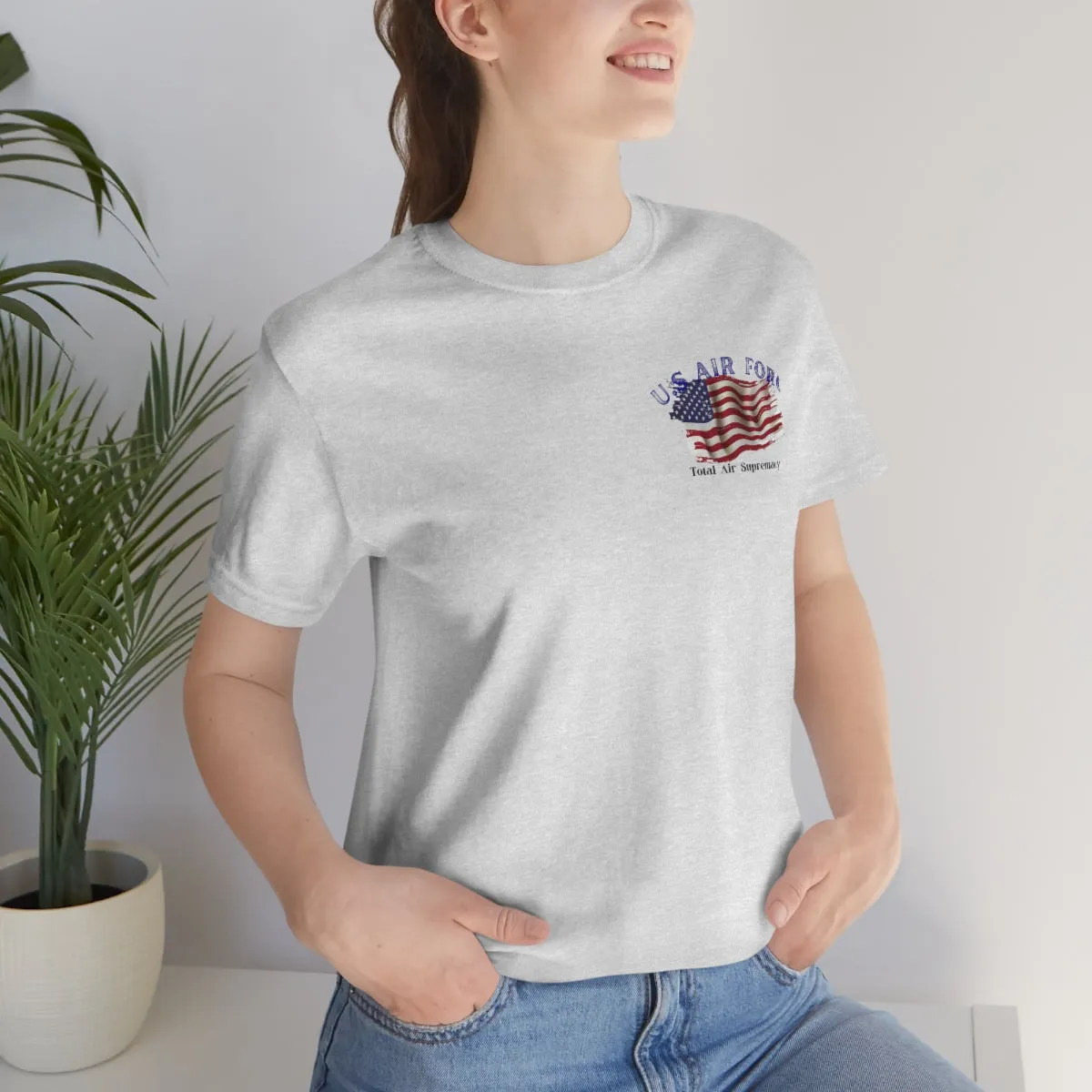 T-Shirt Classic Jersey Short Sleeves ( U.S Air Force ) Military Style