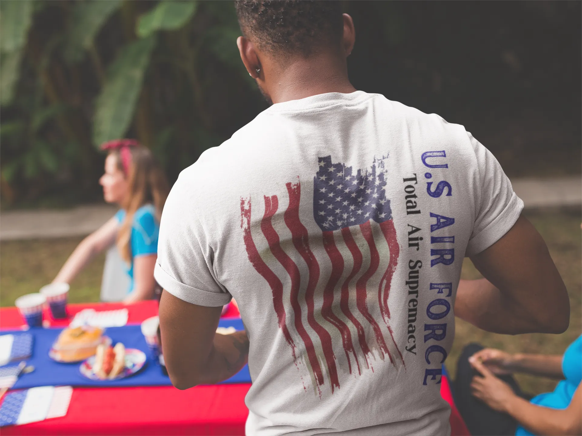 T-Shirt Classic Jersey Short Sleeves ( U.S Air Force ) Military Style