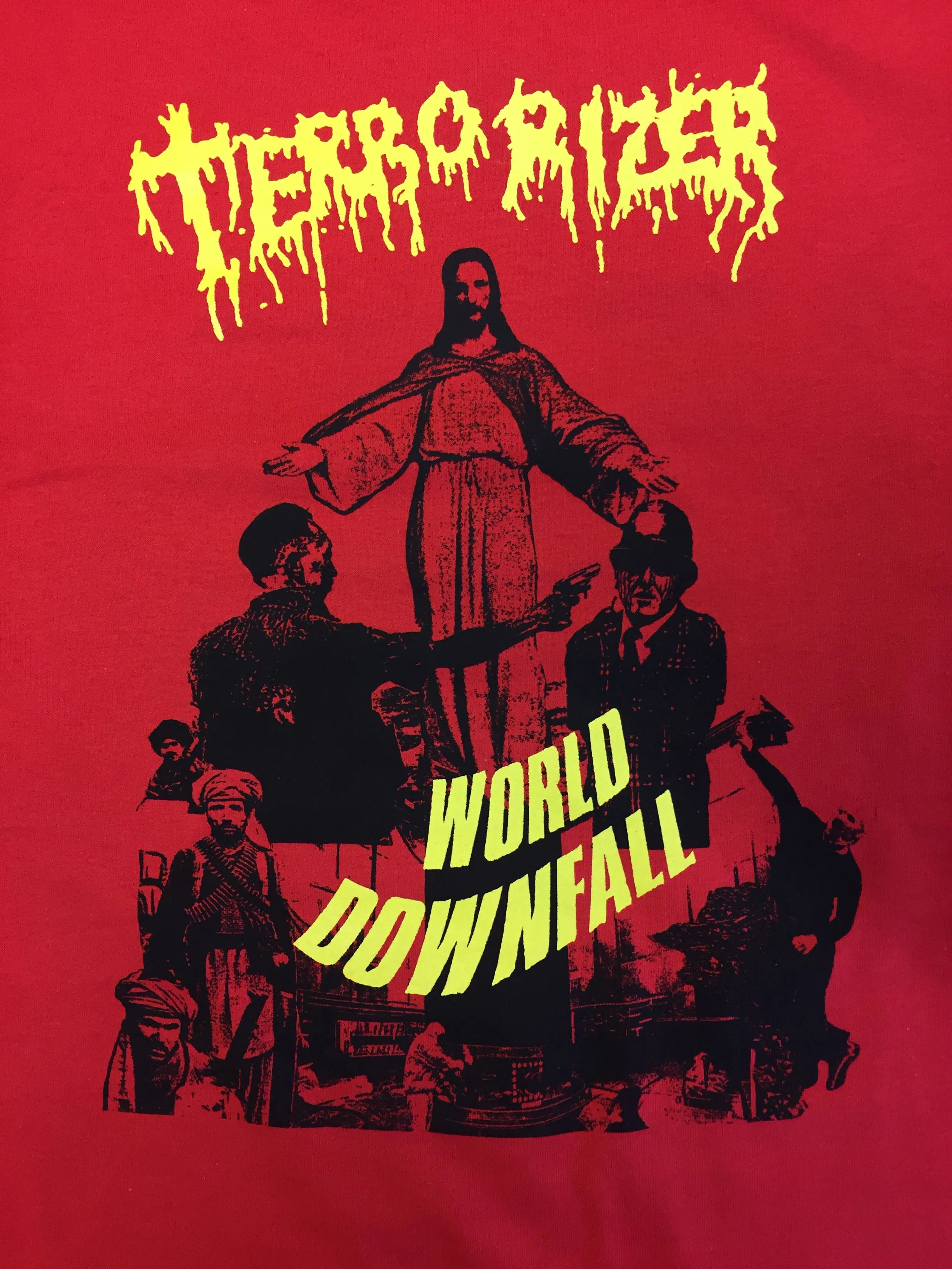 Terrorizer "World Downfall" Red Long Sleeve Shirt